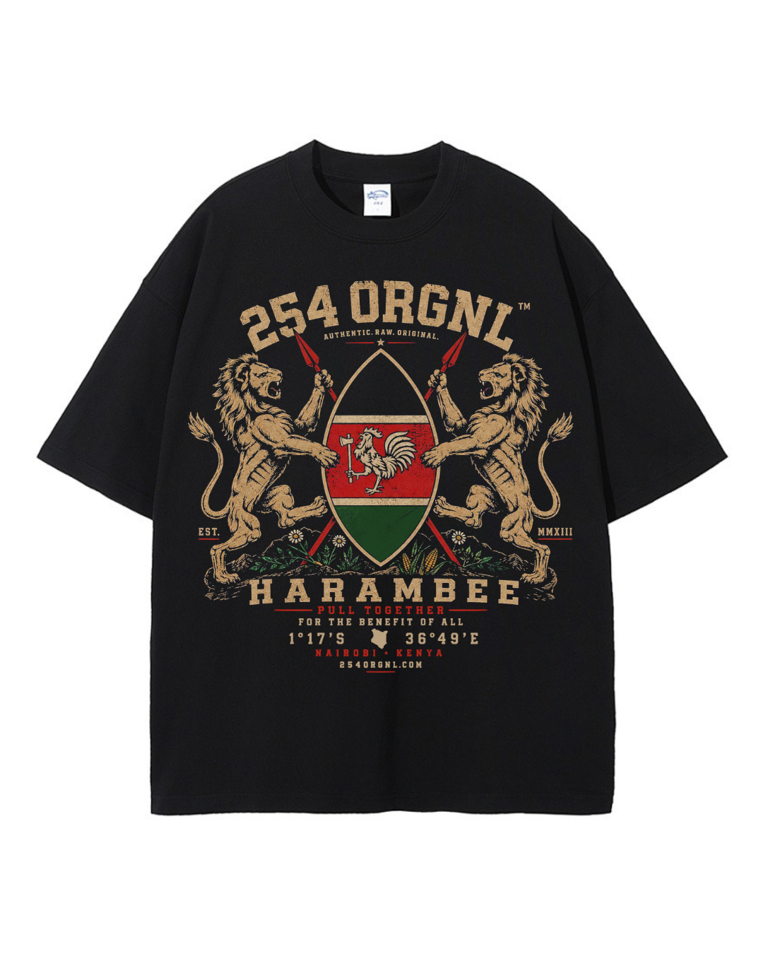 254COURT OF ARMS HEAVY TEE — LIMITED EDITION